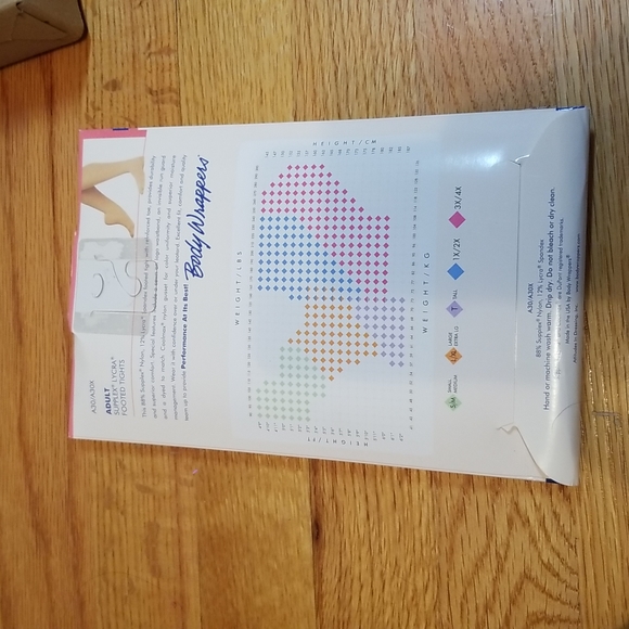 Body Wrappers Ballet Pink Tights AL - Picture 4 of 5